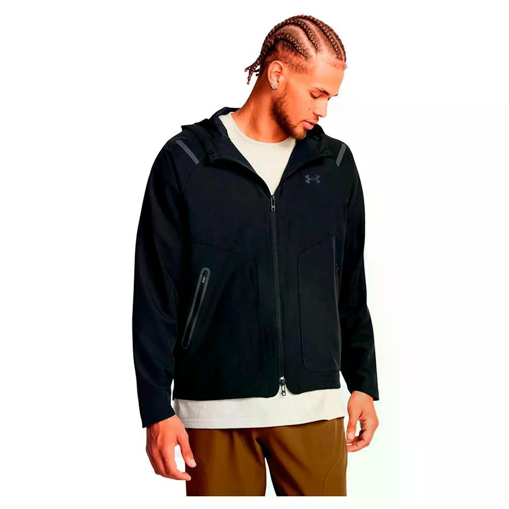 アンダーアーマー アンストッパブル レフトチェスト ジャケット （ Black/Black ） | UNDER ARMOUR Unstoppable Left Chest jacket [t]