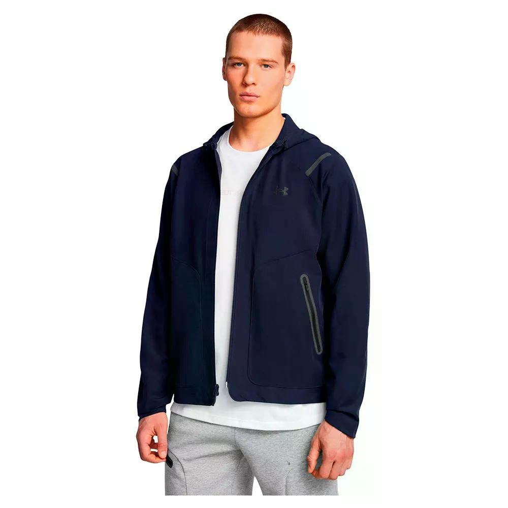 アンダーアーマー アンストッパブル レフトチェスト 上衣 （ MidnightNavy/Black ） | UNDER ARMOUR Unstoppable Left Chest jacket  [t]