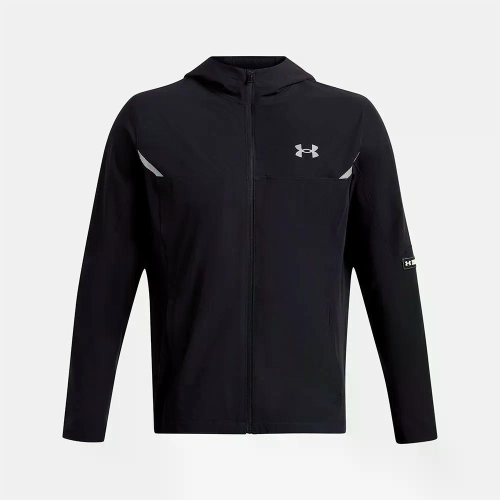 アンダーアーマー ヴァニッシュ ウーブン ユーティリティ ジャケット （ Black/Black/White ） | UNDER ARMOUR Vanish Woven Utility jacket [t]