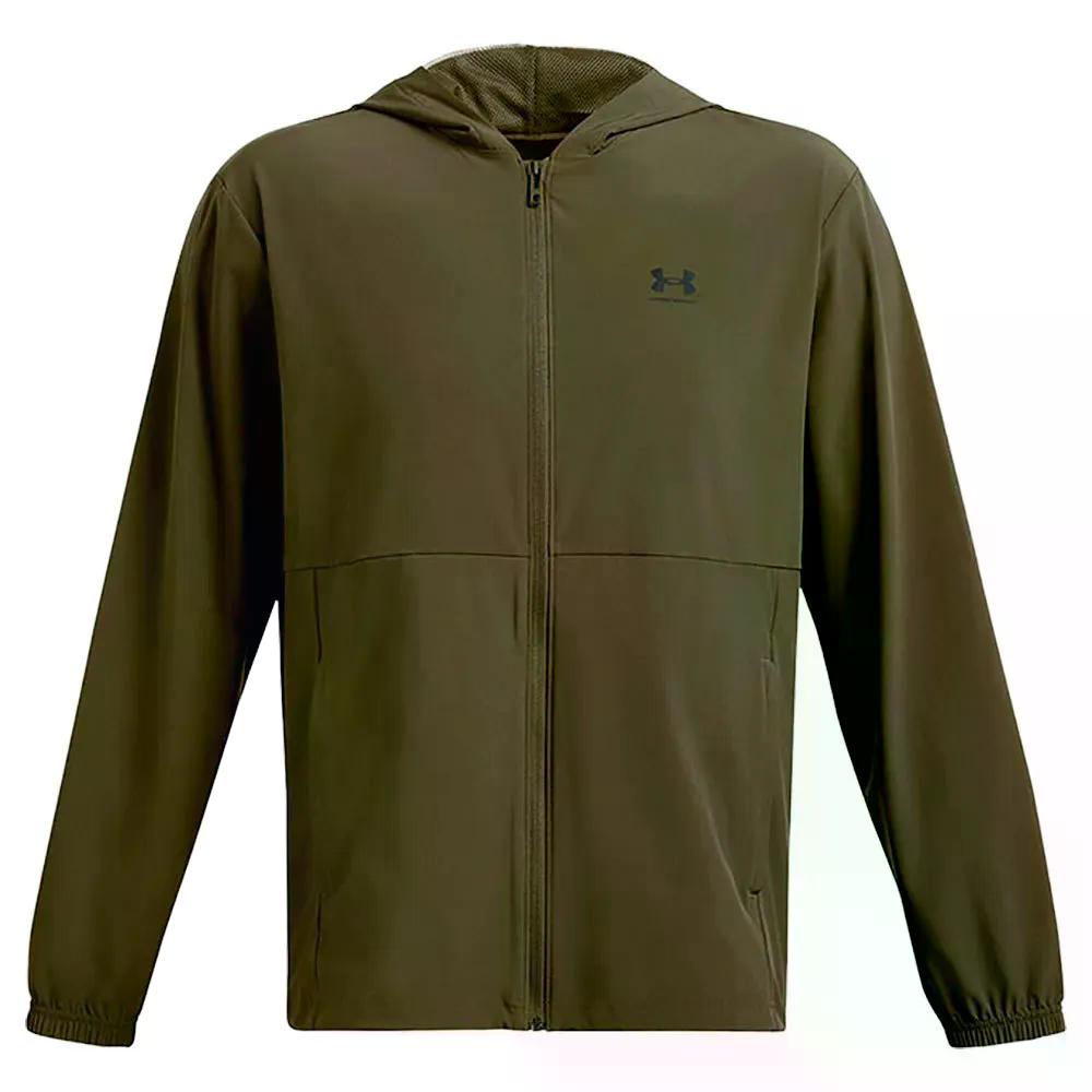 アンダーアーマー ヴァイブ ウーブン ウインドブレーカー （ MarineODGreen/Black ） | UNDER ARMOUR Vibe Woven windbreaker [t]