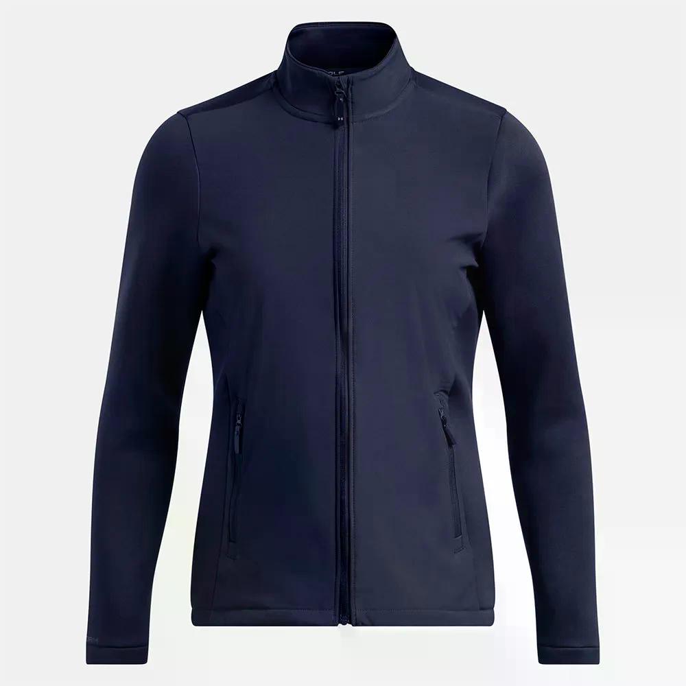アンダーアーマー ゴルフ 運転 労働者階級 変わり種 上衣 成人女性 （ MidnightNavy/MetallicSilver ） | UNDER ARMOUR GOLF Drive Pro Hybrid jacket woman  [t]