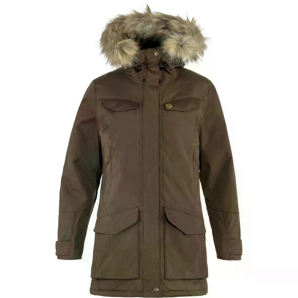 フェールラーベン ヌーク アノラック 成人女性 （ DarkOak ） | Fjallraven Nuuk parka woman  [t]
