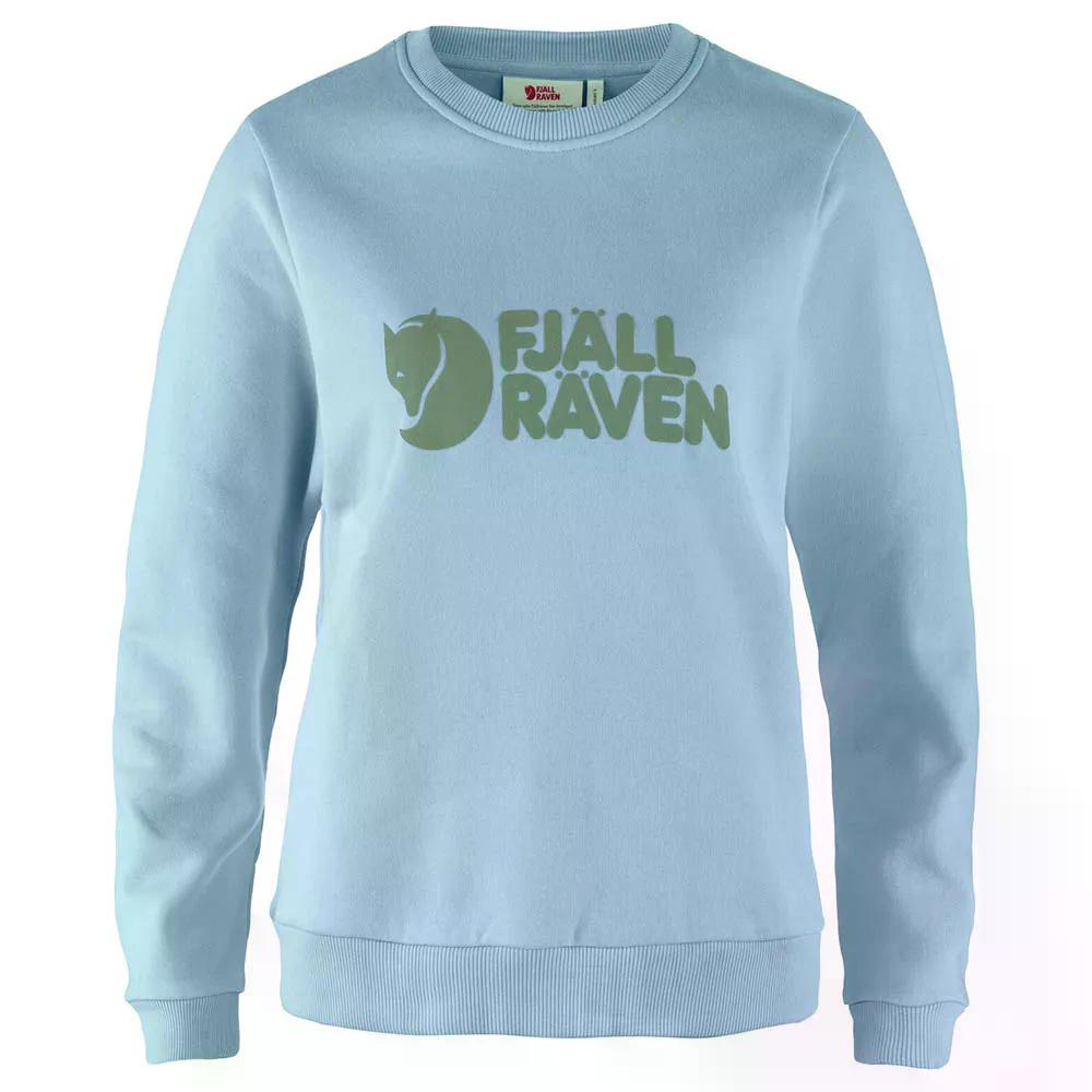 フェールラーベン ロゴ セーター ウーマン （ BreezeBlue/PatinaGreen ） | Fjallraven Logo sweater woman [t]
