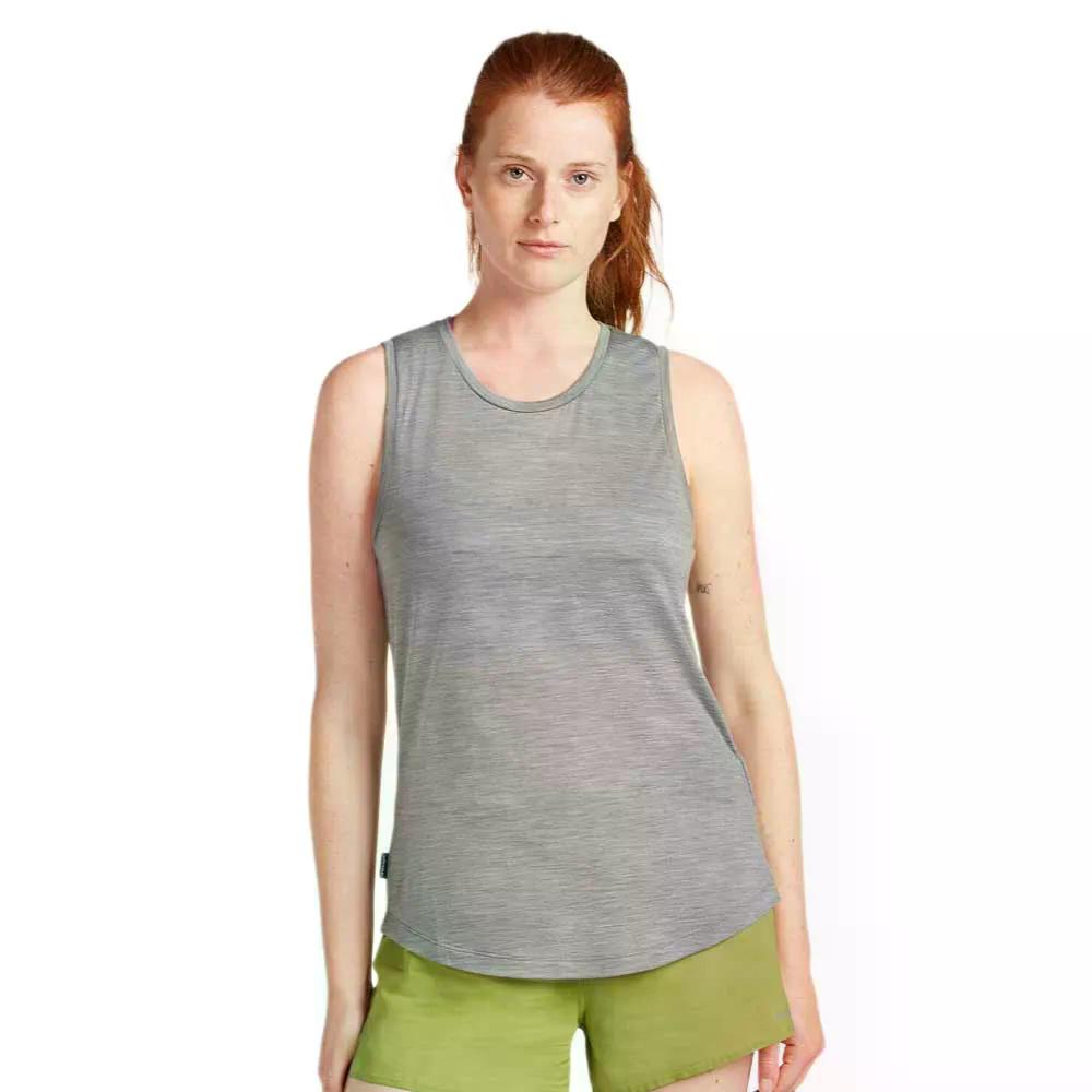 ICEBREAKER Merino 125 Cool Lite Sphere III ノースリーブTシャツ （ MetroHeather ） [t]｜クライムスワールド 店