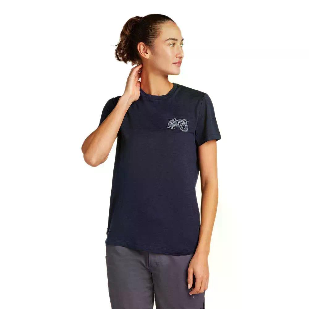 ICEBREAKER Merino 150 Tech Lite Adventure Ride 半袖Tシャツ （ MidnightNavy ） [t]
