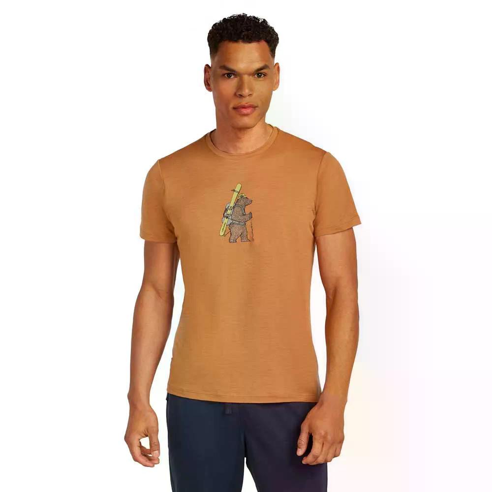 ICEBREAKER Merino 150 Tech Lite Bear Tour 半袖Tシャツ （ Trail ） [t]