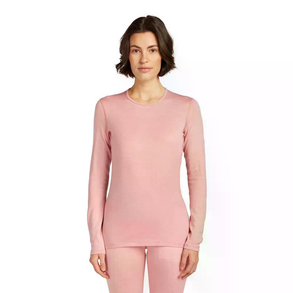 ICEBREAKER Merino 260 Tech Crewe 長袖ベースレイヤー （ Blush ） [t]｜クライムスワールド 店