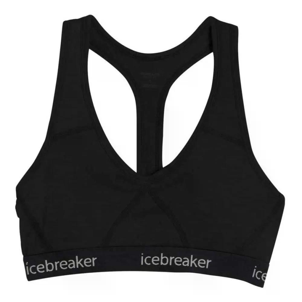 アイスブレーカー スプライト レーサーバック メリノ スポーツブラ （ Black/Black ） | ICEBREAKER Sprite Racerback Merino sports bra [t]