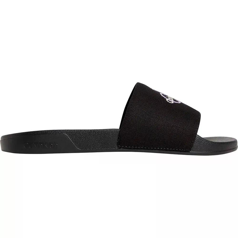 CALVIN KLEIN Ess サンダル （ Black/SoftLevander ）  [t]