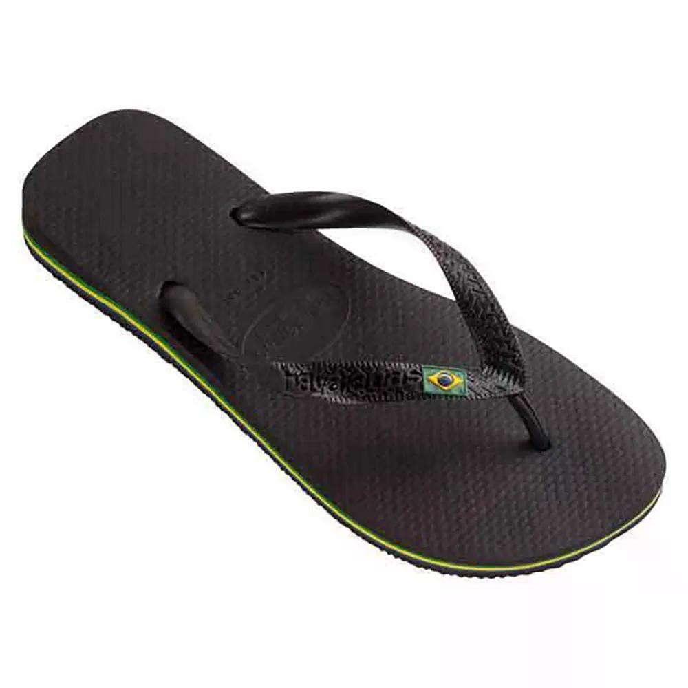 HAVAIANAS Brasil 砂浜サンダル （ Black ）  [t]