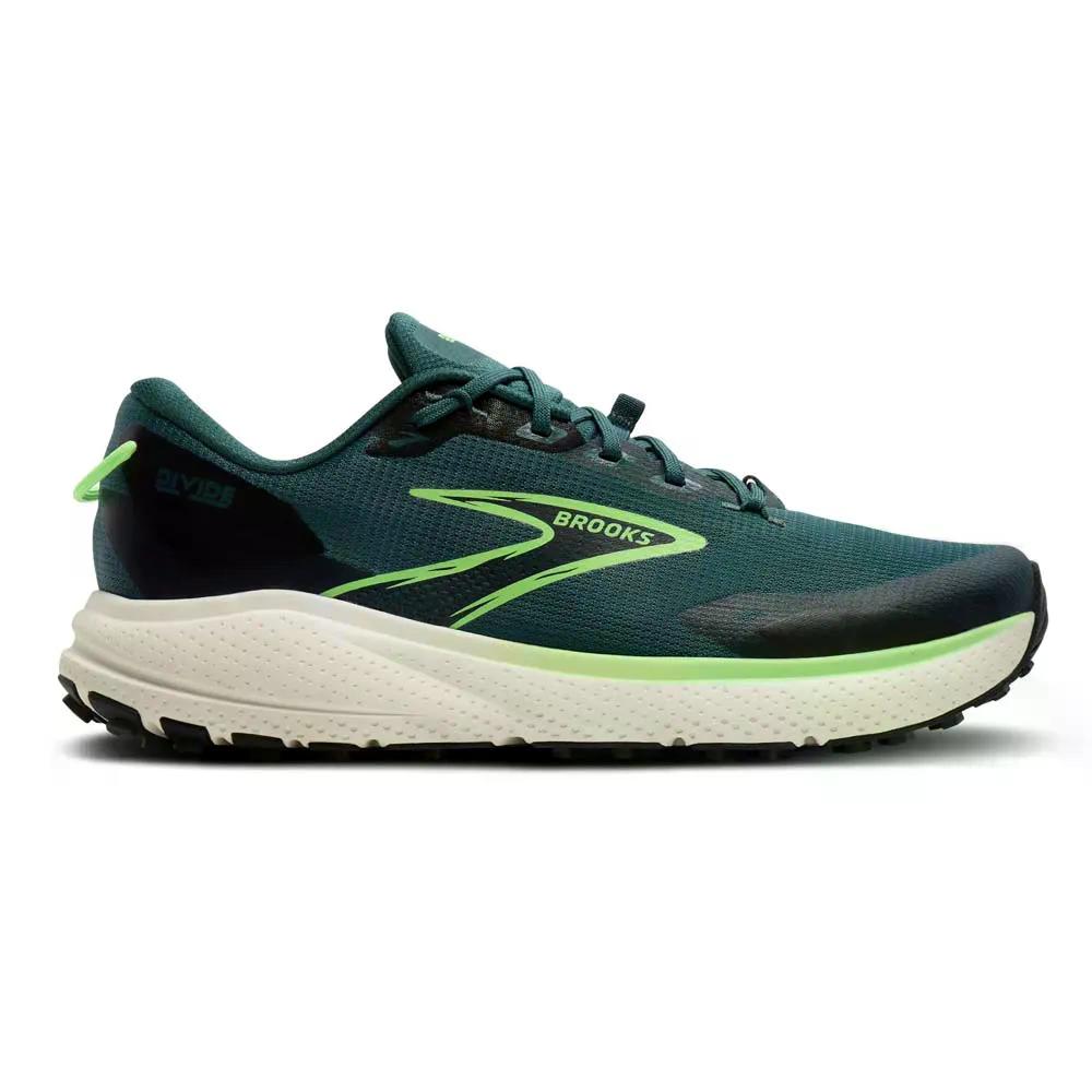 ブルックス ディバイド 6 トレイル ランニングシューズ （ AtlanticDeep/Black/Green ） | BROOKS Divide 6 Trail Running Shoes [t]
