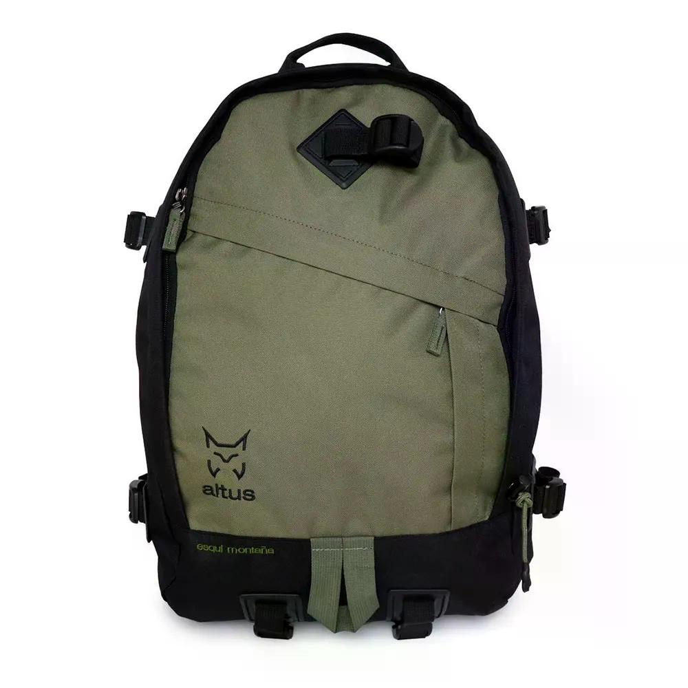 アルタス G30 スキー マウンテン 27L バックパック （ Black/Green ） | ALTUS G30 Ski Mountain 27L Backpack  [t]