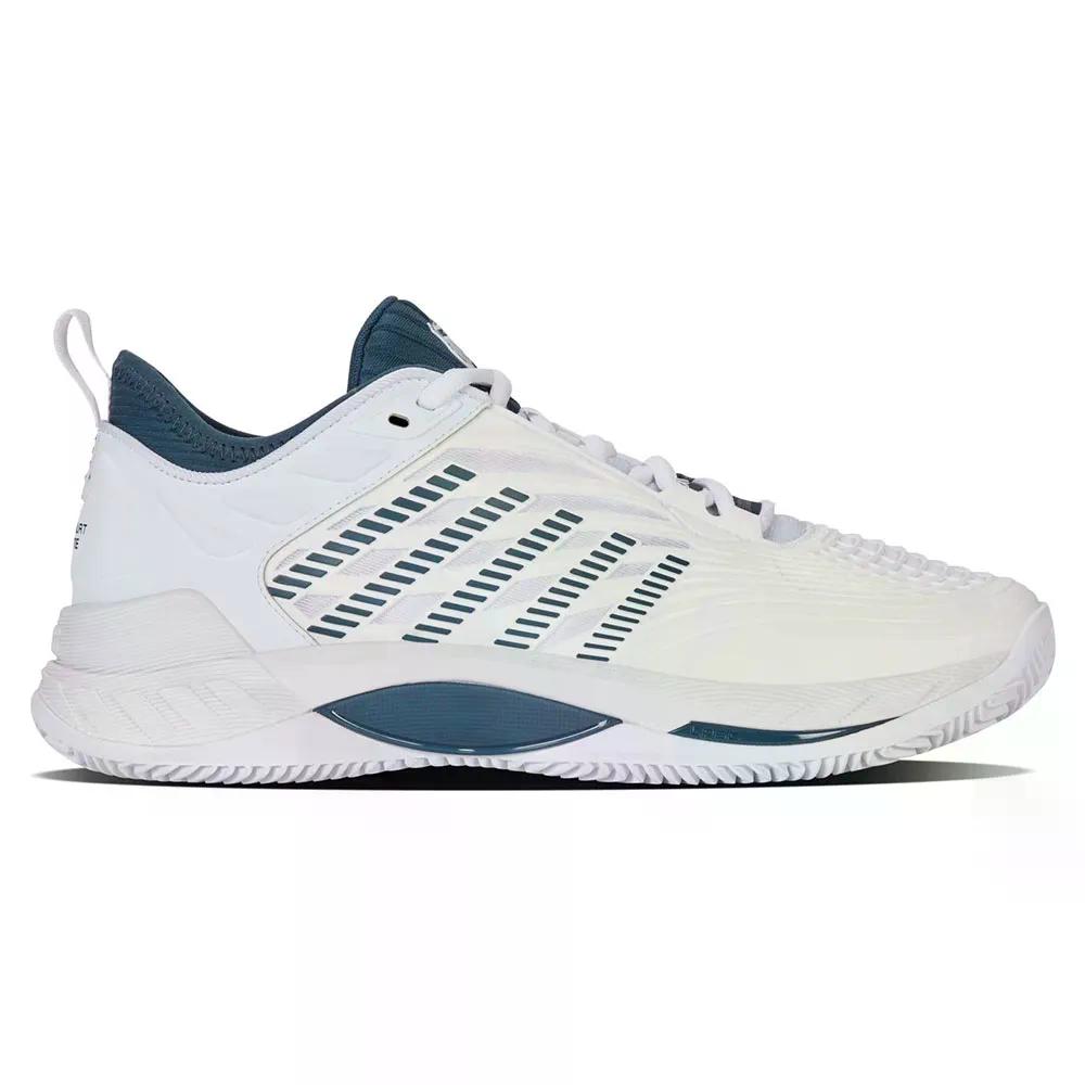容れものイス ハイパーコート シュプリーム 2 HB 粘土厚地の外套 シューズ （ White/Stargazer ） | K-SWISS Hypercourt Supreme 2 HB Clay Court Shoes  [t]