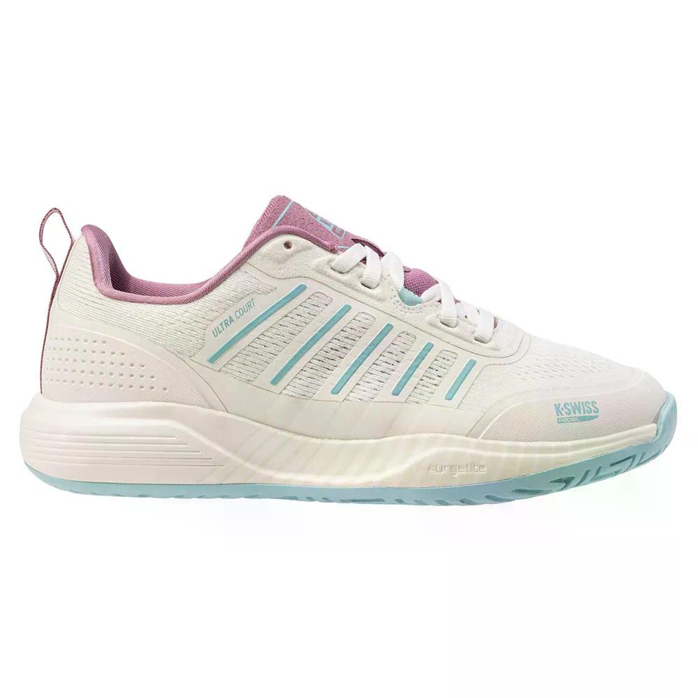ケースイス ウルトラ コート パデル シューズ レディース （ White/SheerLilac/Pstlturq ） | K-SWISS Ultra Court Padel Shoes Women  [t]