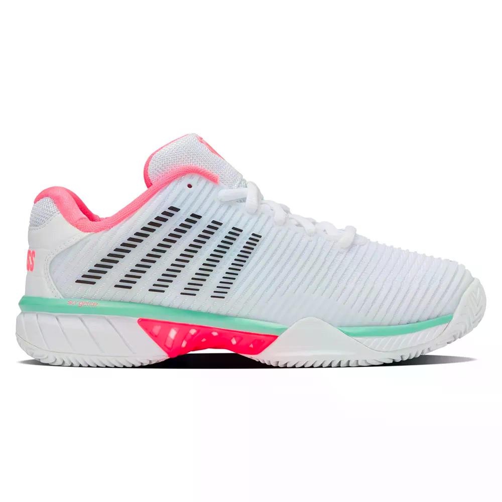 入れものイス ハイパーコート 急行列車 2 HB 粘土厚地の外套 シューズ レディース （ White/NeonPastelLilacPink/Black ） |  [t]