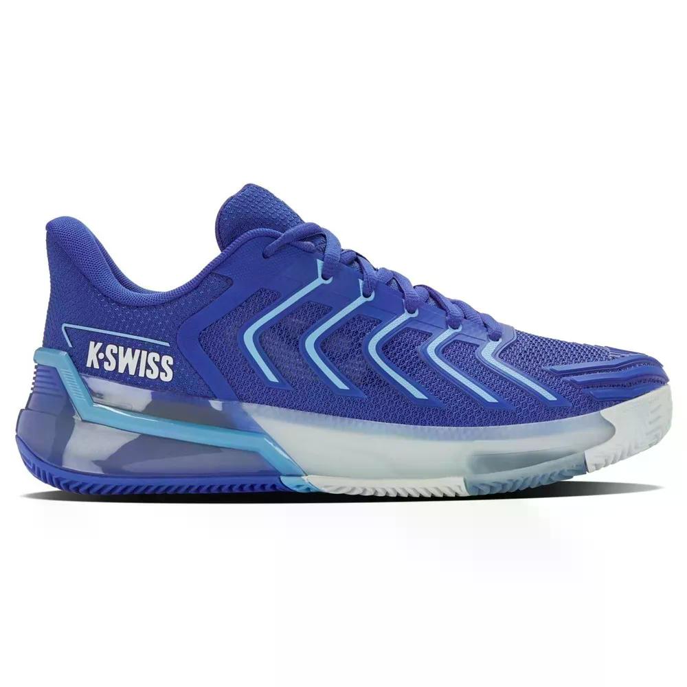 容れものイス ウルトラ打つこと 4 粘土厚地の外套 シューズ （ DazzlingBlue/White/BalticSea ） | K-SWISS Ultra Shot 4 Clay Court Shoes  [t]