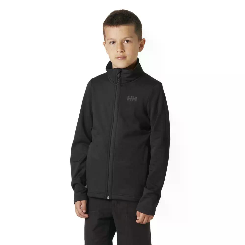 ヘリーハンセン ヴァーサライト JR フルジップ フリース （ Black ） | HELLY HANSEN Versalite Jr Full-Zip Fleece  [t]