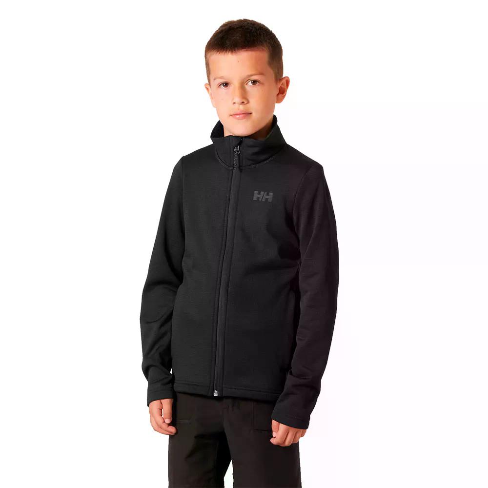 ヘリーハンセン ヴァーサライト JR フルジップ フリース （ Black ） | HELLY HANSEN Versalite Jr Full-Zip Fleece  [t]