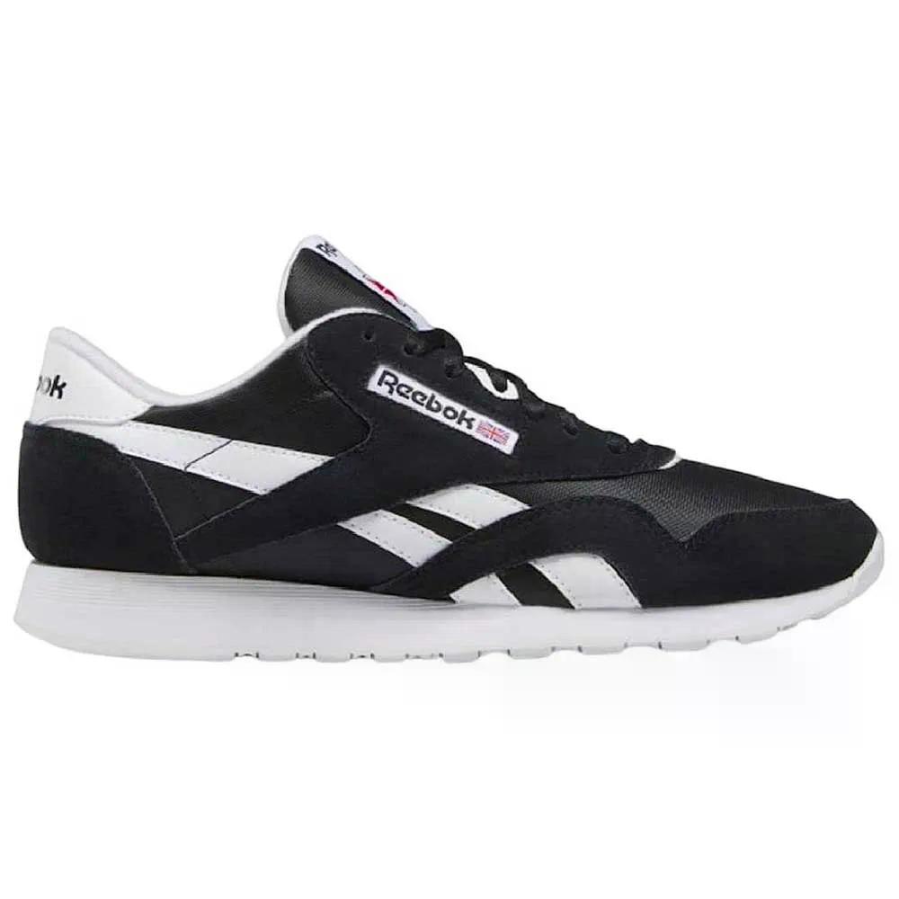 リーボック 古典派音楽 ナイロン スニーカー （ CBlack/FtwWhite/FtwWhite ） | REEBOK Classic Nylon Sneakers  [t]