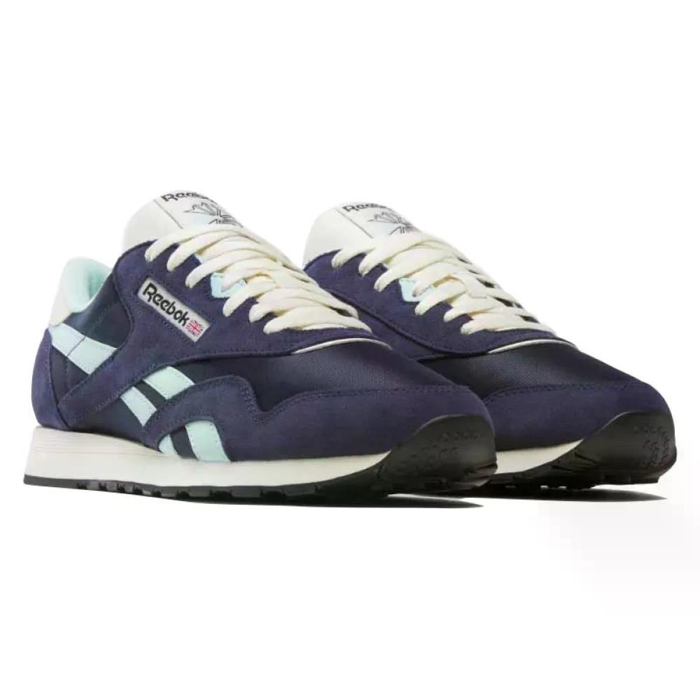 REEBOK CLASSICS Classic Nylon スニーカー （ VectorNavy/GlitchAqua/VintageChalk ）  [t]