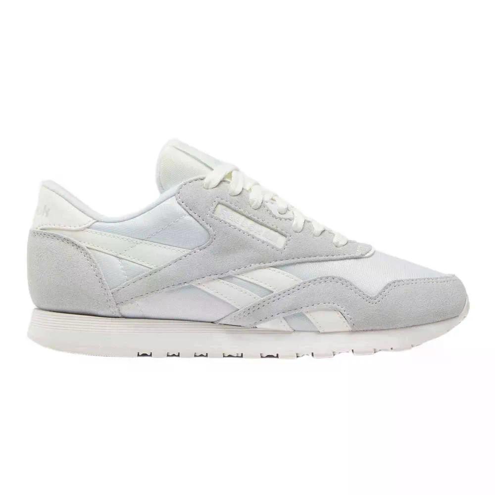 リーボック クラシックス 古典派音楽 ナイロン スニーカー ウィメンズ （ Moon/Moon/Chalk ） | REEBOK CLASSICS Classic Nylon Sneakers Women\u0027s  [t]