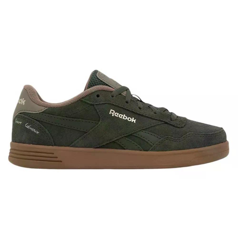リーボック クラシックス 厚地の外套 現金前貸し スニーカー （ GritGreen/FlintGrey/GrittyGrey ） | REEBOK CLASSICS Court Advance Sneakers  [t]