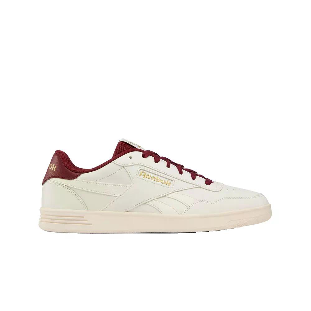REEBOK CLASSICS Court Advance スニーカー （ Chalk/Classicburgundy/Goldmet ）  [t]