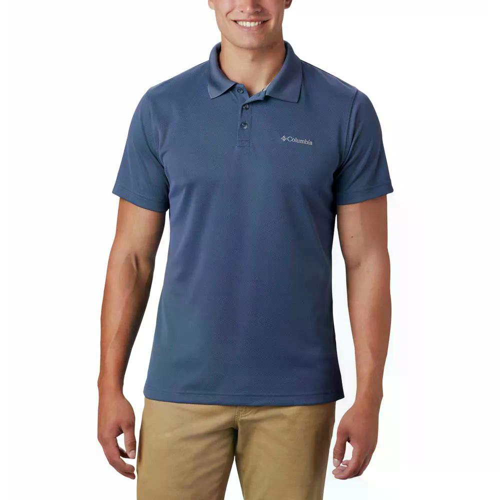 コロンビア ユーティライザー ショートスリーブ ポロシャツ （ Blue ） | Columbia Utilizer Short Sleeve Polo Shirt  [t]