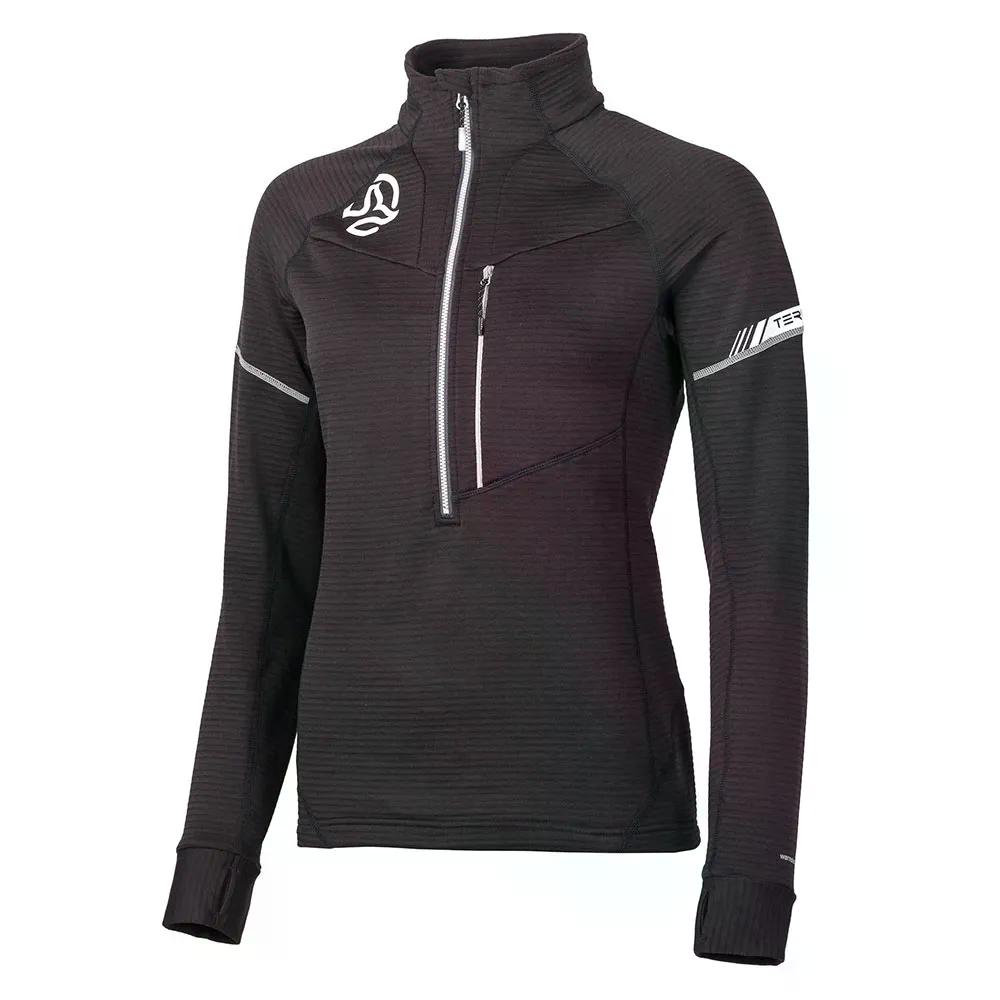 テルヌア スウィフト ハーフジップ トレーナー 成人女性 （ Black ） | Ternua Swift Half-Zip Sweatshirt Woman  [t]