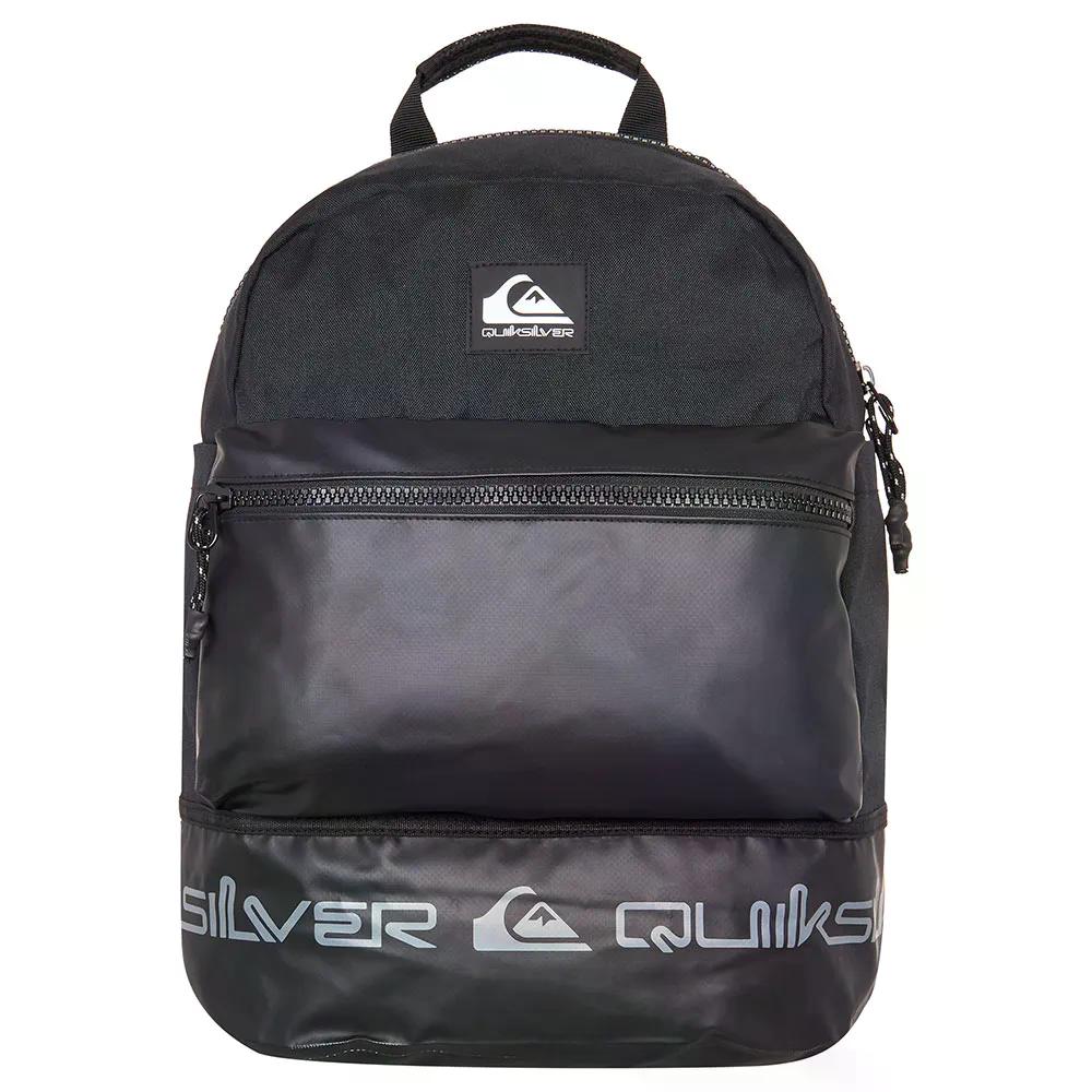 クイックしろがね色 WTR 恒星日 うしろ側容器に並べる （ Black ） | QUIKSILVER WTR Day Backpack   [t]