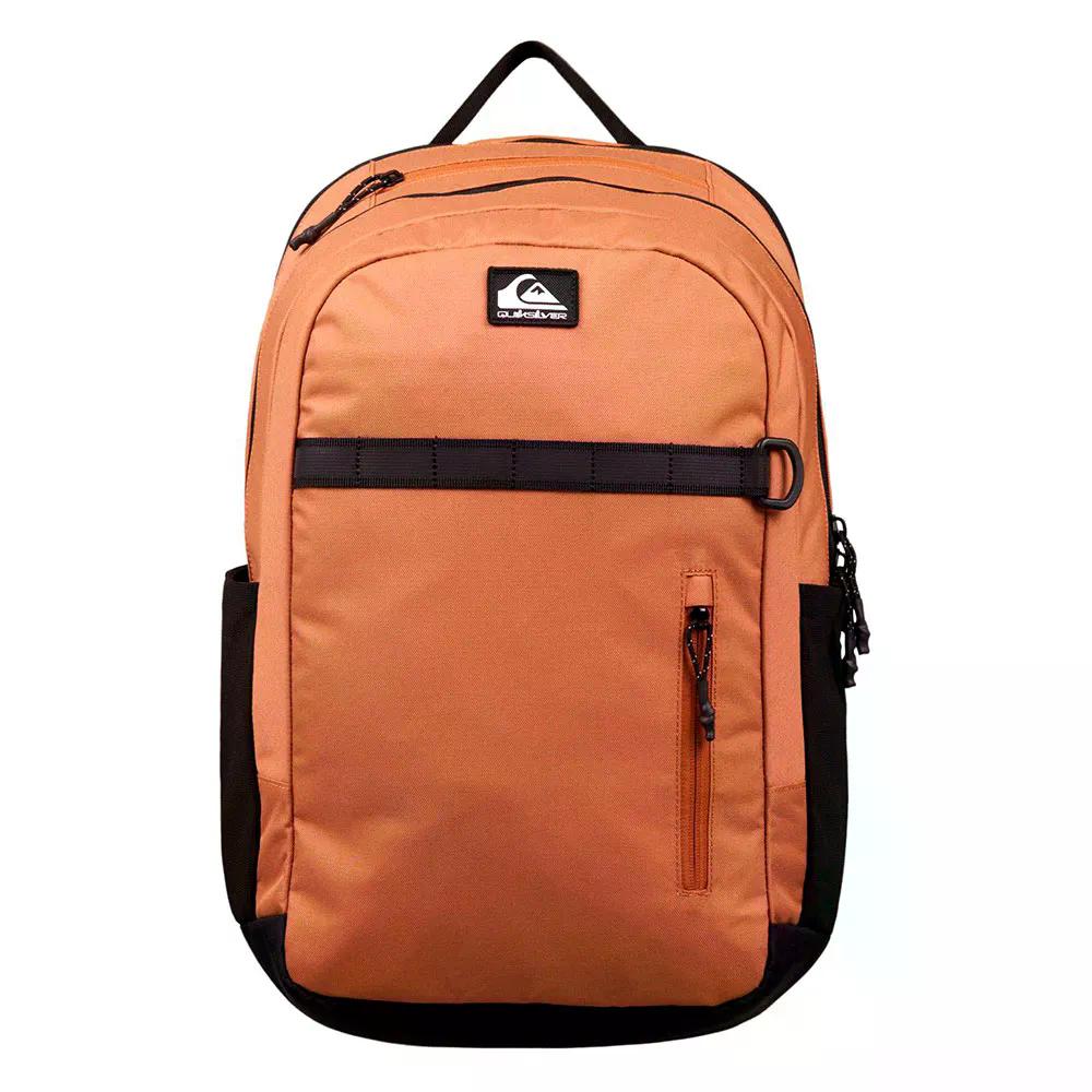 クイックしろがね色 焼却装置 28L うしろ側容器に並べる （ TobaccoBrown ） | QUIKSILVER Burner 28L Backpack   [t]
