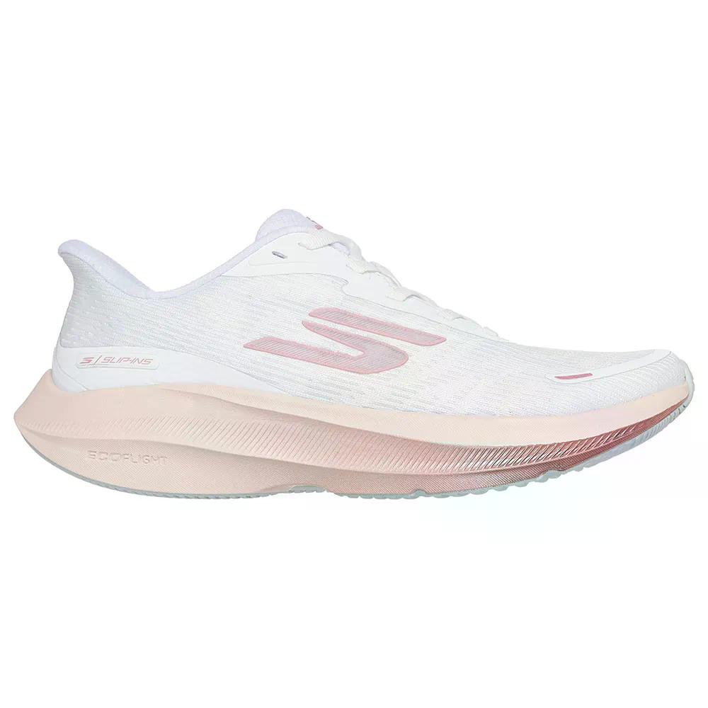 SKECHERS Aero Pulse スニーカー （ WhiteTextile/RoseTrim ）  [t]