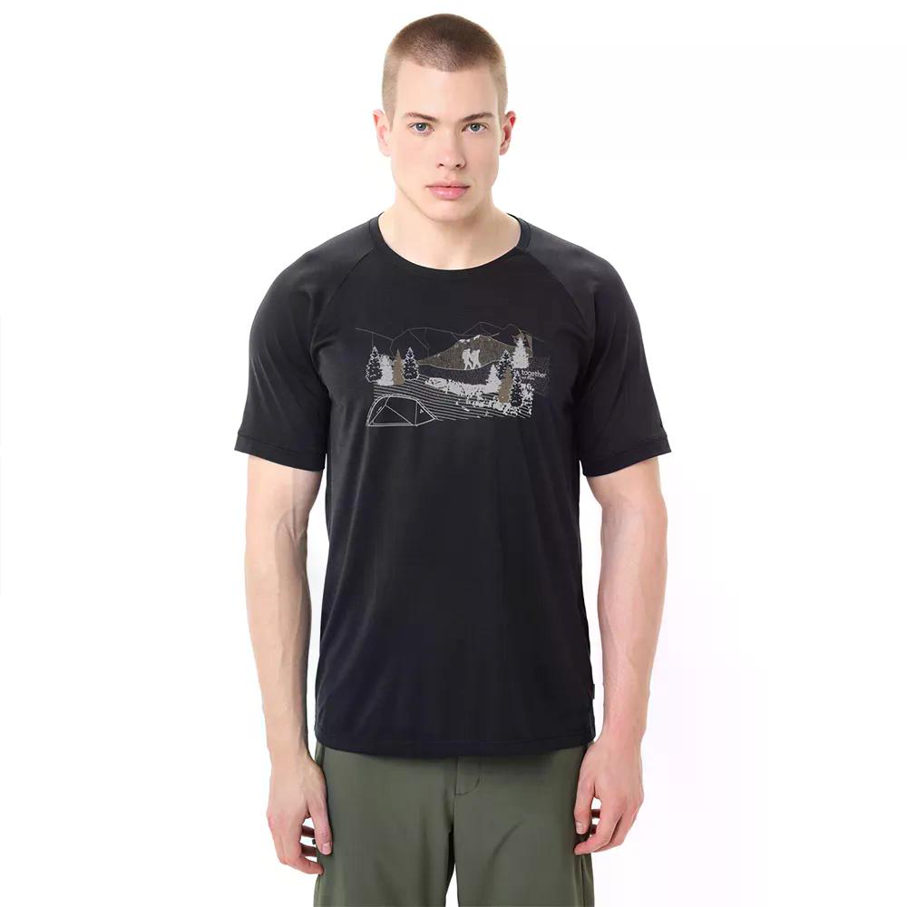 VAUDE Gleann II 半袖Tシャツ （ Black ）  [t]