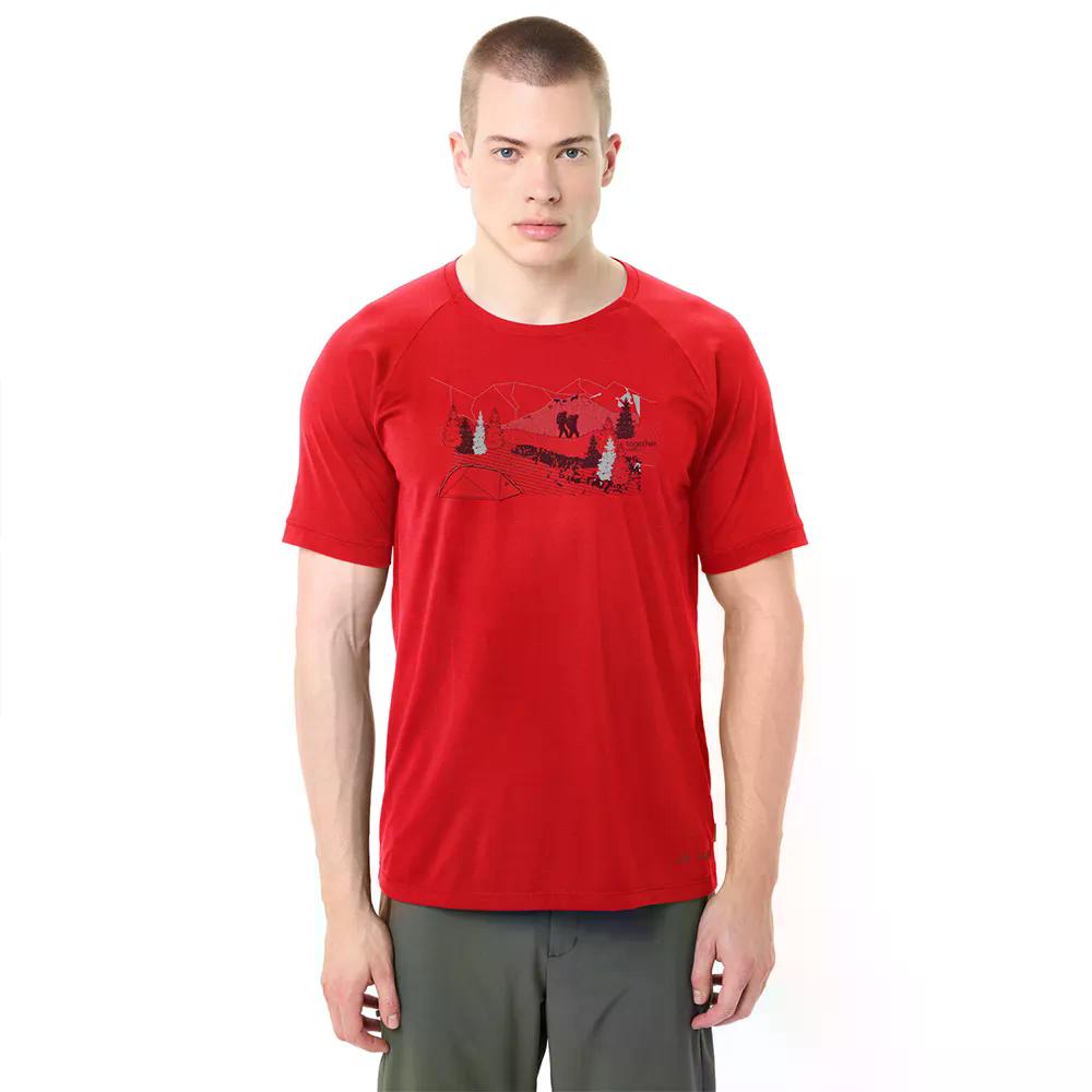 VAUDE Gleann II 半袖Tシャツ （ MarsRed ）  [t]