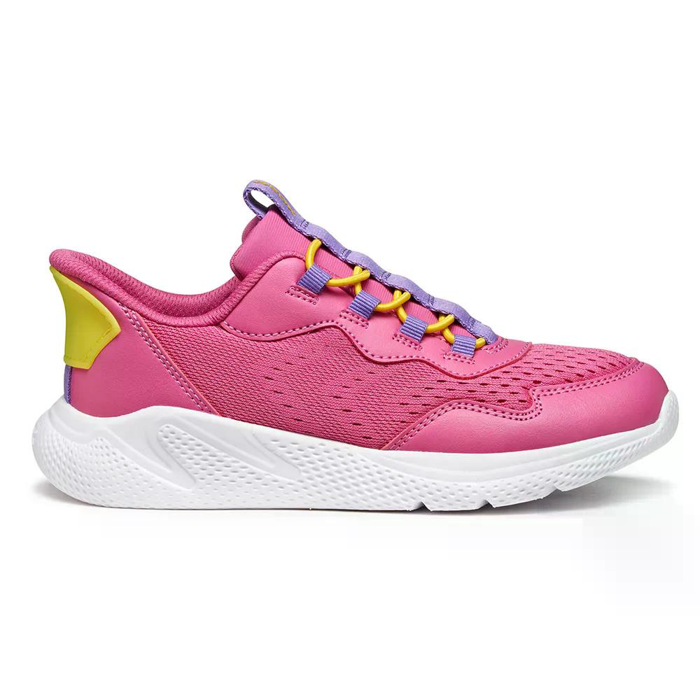 ジェオックス スプリンティエ ファスト イン キッズ スニーカー （ DarkFuchsia/Violet ） | GEOX Sprintye Fast In Kids Sneakers  [t]