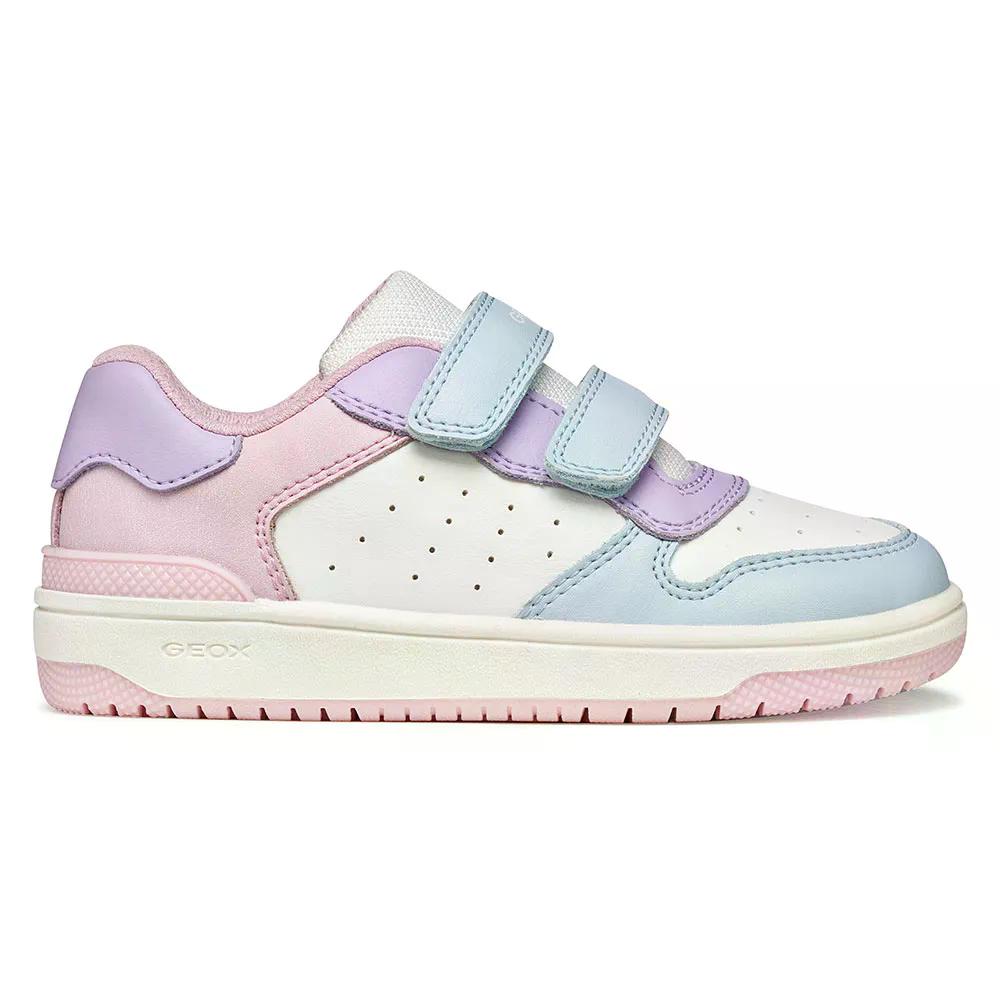 ジェオックス ワシバ キッズ スニーカー （ Crystal/LightLilac ） | GEOX Washiba Kids Sneakers [t]