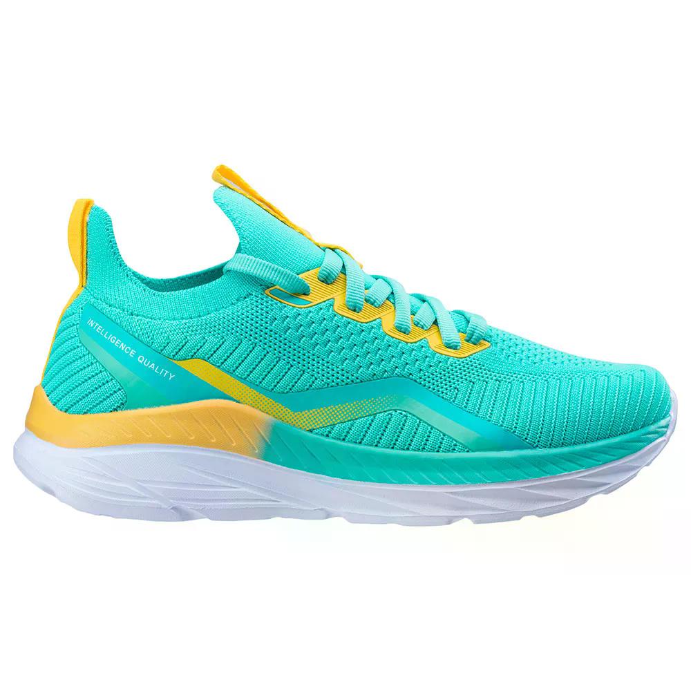 アイキュー ニコリ ランニングシューズ ウィメンズ （ White/Turq/DarkLime ） | IQ Nikori Running Shoes Women [t]