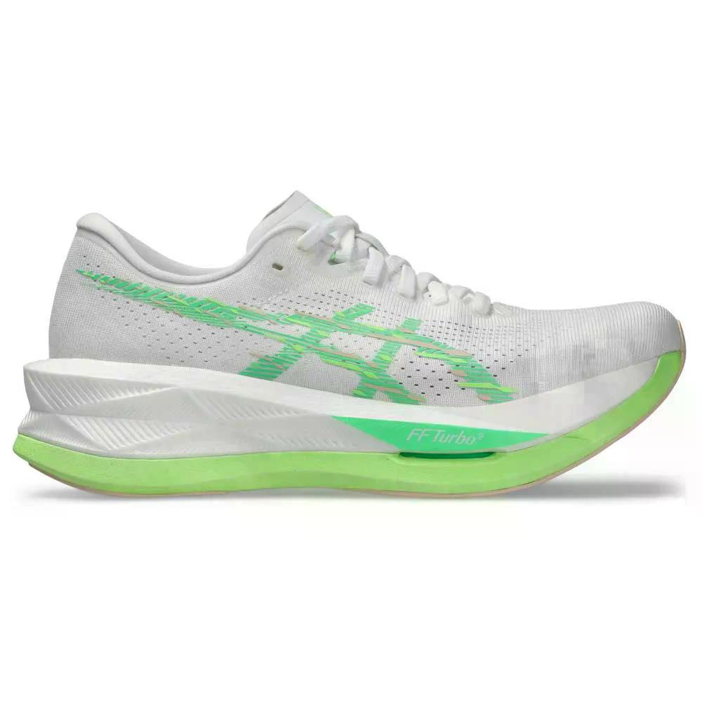 アシックス ソニックブラスト 駈けっくらシューズ ウィメンズ （ White/VitalGreen ） | ASICS Sonicblast Running Shoes Women  [t] スポーツ・アウトドア-メンズシューズ-シューズ