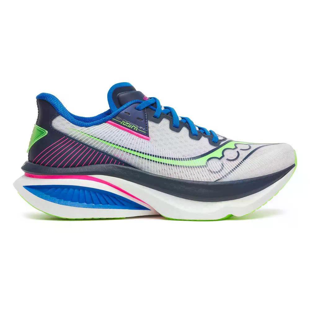 サッカニー エンドルフィン アズーラ ランニングシューズ （ White/Navy ） | SAUCONY Endorphin Azura Running Shoes [t]｜クライムスワールド 店