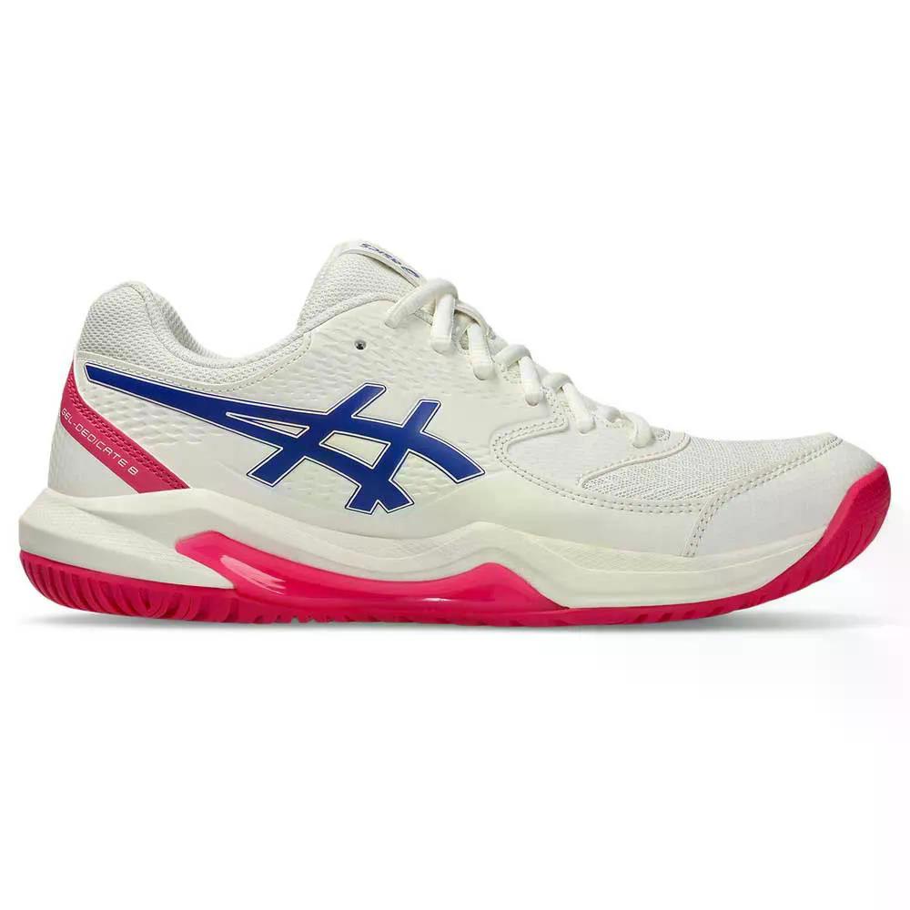 ASICS Gel-Dedicate 8 すべてのコートシューズ （ Cream/DarkCobalt ） [t]