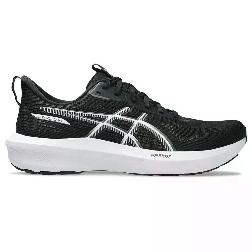 アシックス ジーティー1000 14 駈けっくらシューズ （ Black/White ） | ASICS GT-1000 14 running shoes  [t]