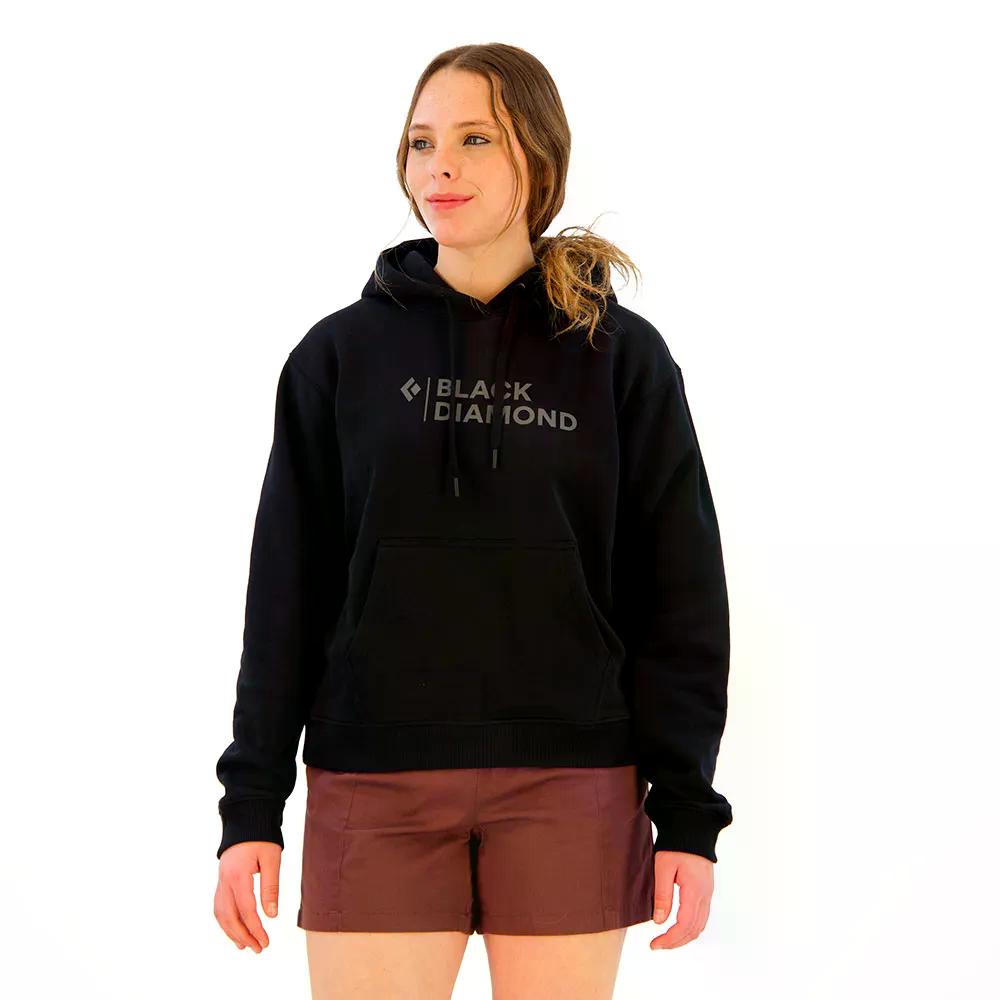 BLACK DIAMOND Mini Stacked パーカー （ Black ）  [t]