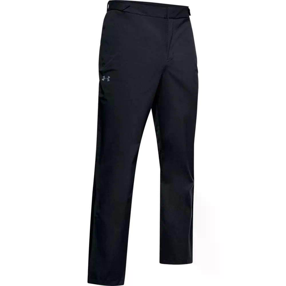 アンダーアーマー ゴルフ ストームプルーフ レインパンツ （ Black/PitchGray ） | UNDER ARMOUR Golf Stormproof Rain Pants [t]