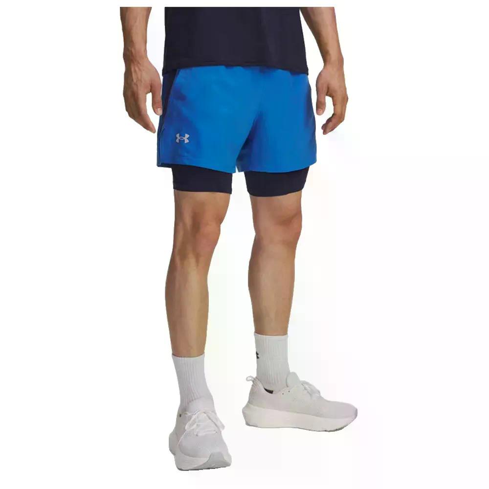 アンダーアーマー ローンチ 5インチ 2イン1 ショーツ （ Blue/Reflective ） | UNDER ARMOUR Launch 5\