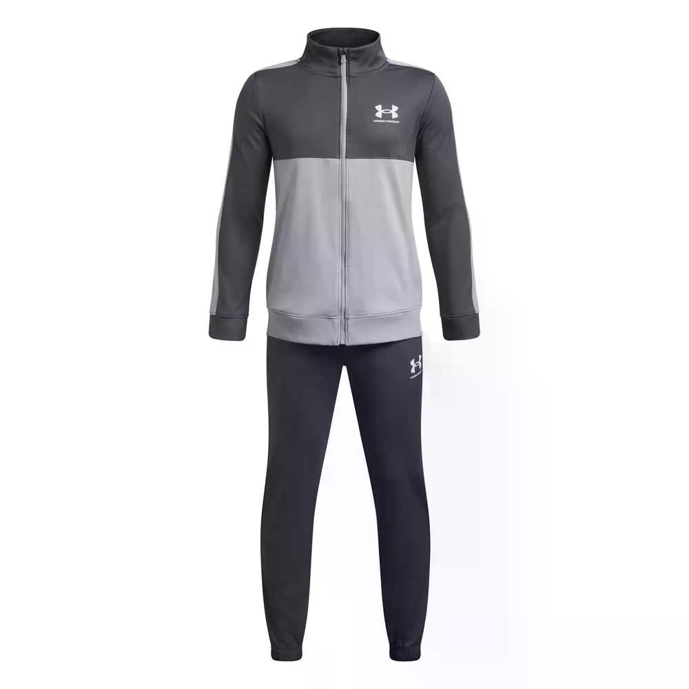 アンダーアーマー 対戦相手 CB 編み物 御坊っちゃん 貨物自動車上衣 （ Gray ） | UNDER ARMOUR Rival CB Knit Junior Track Jacket  [t] ウェア-その他