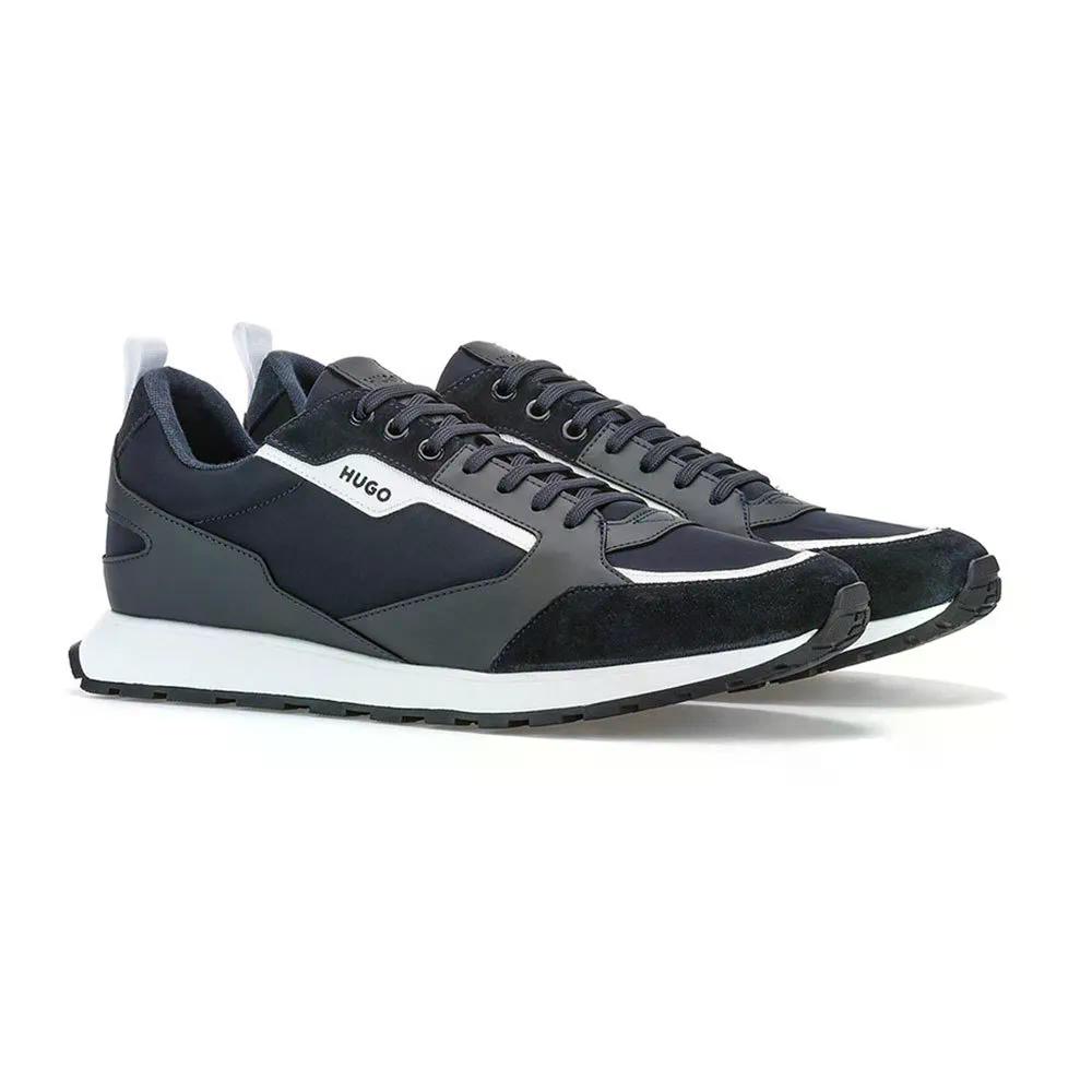 ヒューゴ アイスリン 幽客 NYPU トレーナーズ （ DarkBlue ） | HUGO Icelin Runn NYPU trainers  [t]