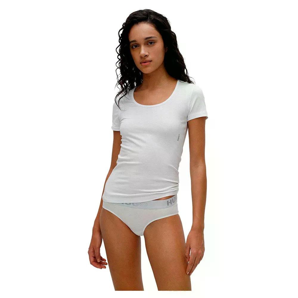 ヒューゴ 遊撃手衣袂 ベースレイヤー 2社会的単位 成人女性 （ White ） | HUGO Short sleeve base layer 2 units woman  [t]