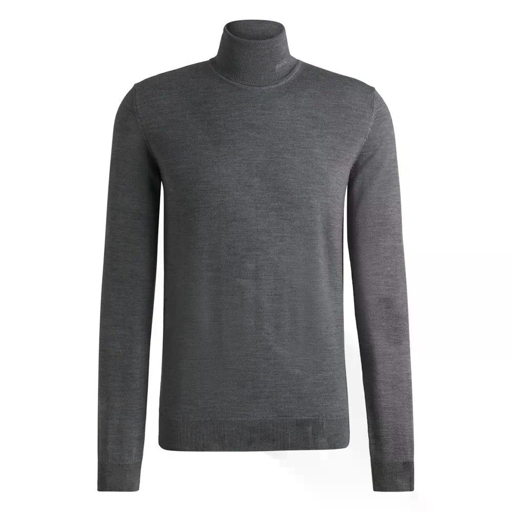 ヒューゴ サン トーマス M 10243187 ハイネック セーター （ MediumGrey ） | HUGO San Thomas M 10243187 high neck sweater [t]
