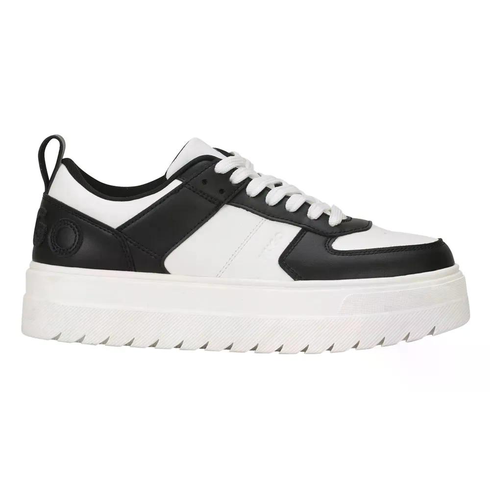 ヒューゴ リッサ 什 飛球 トレーナーズ 成人女性 （ OpenWhite/White ） | HUGO Lyssa Tenn Fly trainers woman  [t]
