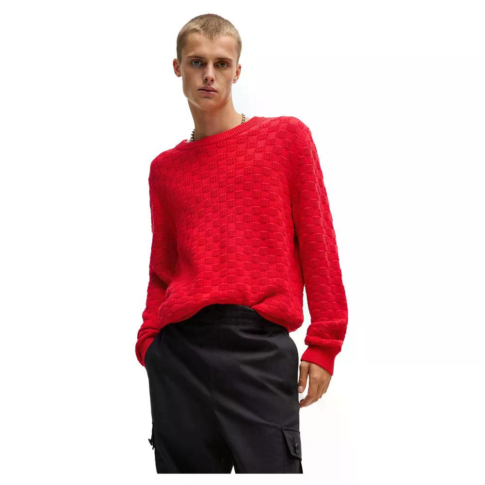 ヒューゴ セリオ 10267434 スウェーター （ OpenPink ） | HUGO Selio 10267434 sweater  [t] トップス-スウェット・トレーナー